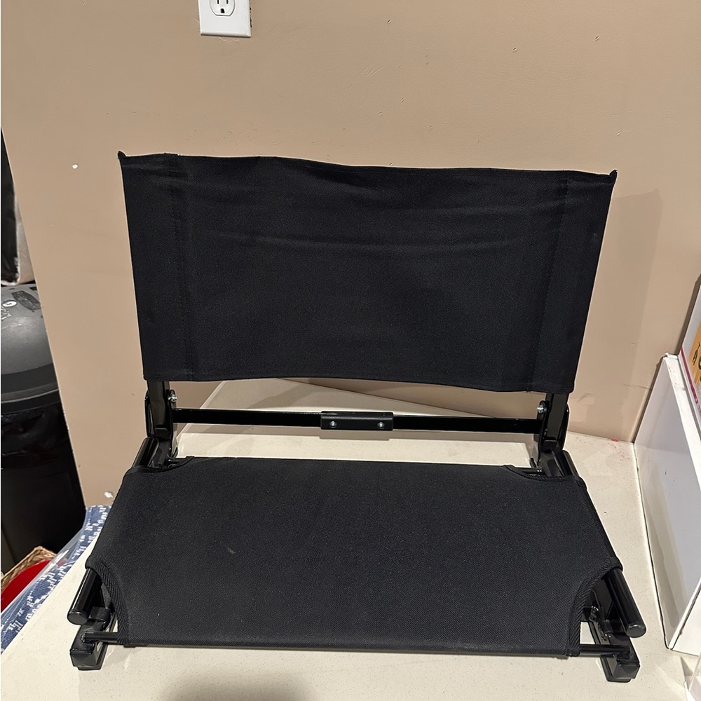 Black Stadium Seat